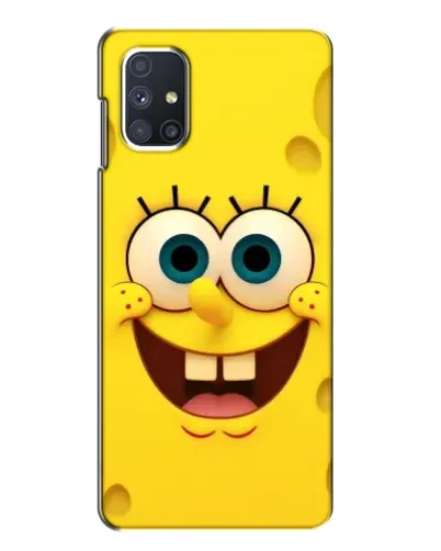 Чехол для Samsung Galaxy M51 с картинкой «Губка Боб улыбка»