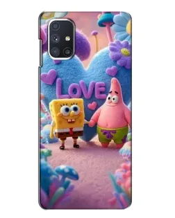 Чехол для Samsung Galaxy M51 с картинкой «Губка Боб Патрик»