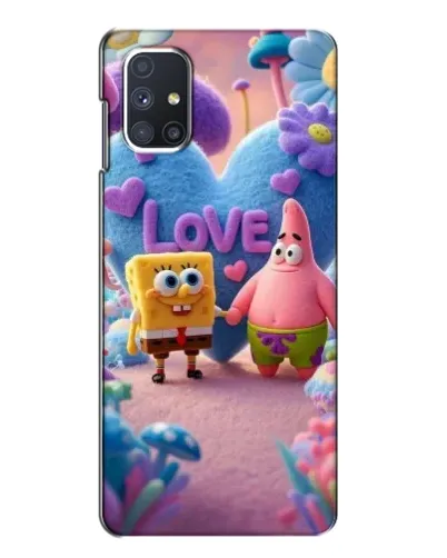 Чехол для Samsung Galaxy M51 с картинкой «Губка Боб Патрик»