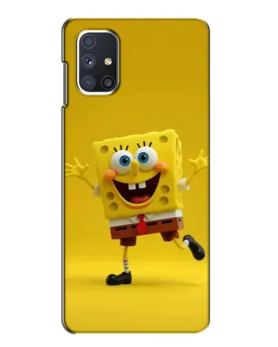 Чехол для Samsung Galaxy M51 с картинкой «Позитивный Губка Боб»
