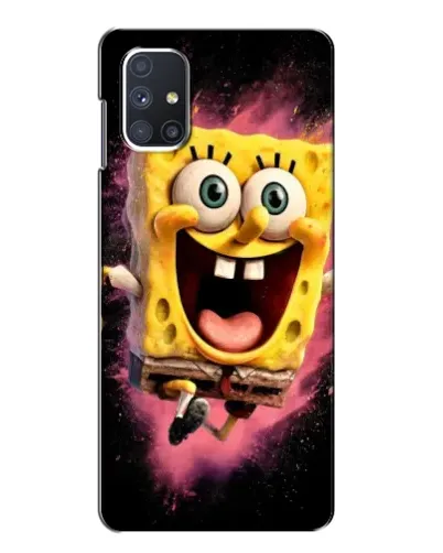 Чехол для Samsung Galaxy M51 с картинкой «Взрывной Спанч Боб»