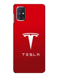 Чехол для Samsung Galaxy M51 с картинкой «Tesla Red Classic»