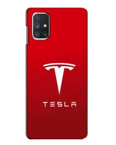 Чехол для Samsung Galaxy M51 с картинкой «Tesla Red Classic»