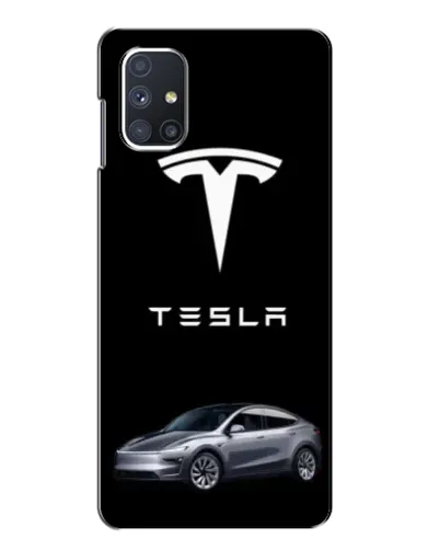 Чехол для Samsung Galaxy M51 с картинкой «Tesla Model Y»