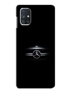 Чехол для Samsung Galaxy M51 с картинкой «Mercedes — абстрактные линии»