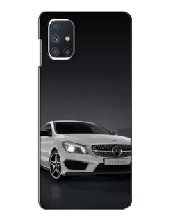 Чехол для Samsung Galaxy M51 с картинкой «Mercedes AMG GT Silver»
