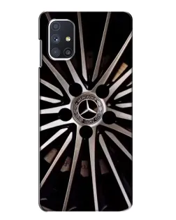 Чехол для Samsung Galaxy M51 с картинкой «Диск Mercedes»
