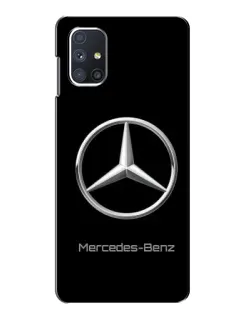 Чехол для Samsung Galaxy M51 с картинкой «Mercedes Silver Logo»