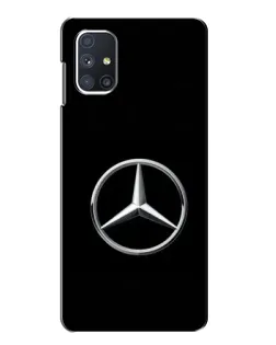 Чехол для Samsung Galaxy M51 с картинкой «Mercedes классический лого»