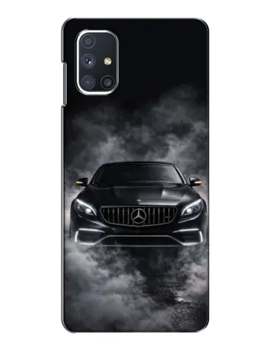Чехол для Samsung Galaxy M51 с картинкой «Mercedes в дыму» Чехол для Samsung Galaxy M51 с картинкой «Mercedes в дыму»