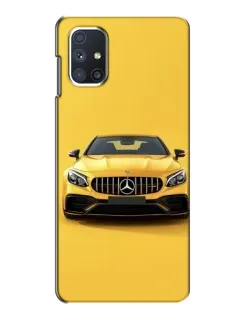 Чехол для Samsung Galaxy M51 с картинкой «Желтый Mercedes GT»