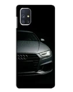 Чехол для Samsung Galaxy M51 с картинкой «Audi — детализация кузова»