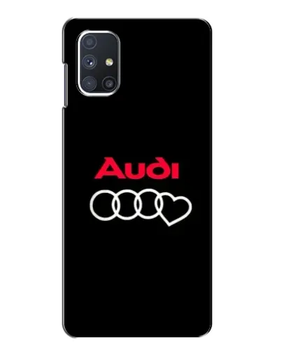 Чехол для Samsung Galaxy M51 с картинкой «Логотип Audi Heart»
