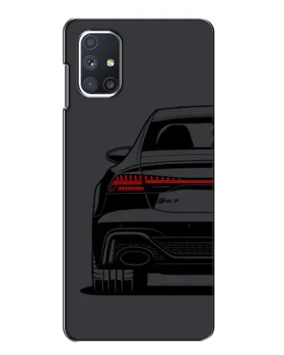 Чехол для Samsung Galaxy M51 с картинкой «Задняя часть Audi — арт»