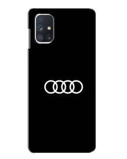 Чехол для Samsung Galaxy M51 с картинкой «Audi White Logo»