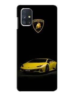 Чехол для Samsung Galaxy M51 с картинкой «Lamborghini желтый акцент» Чехол для Samsung Galaxy M51 с картинкой «Lamborghini желтый акцент»