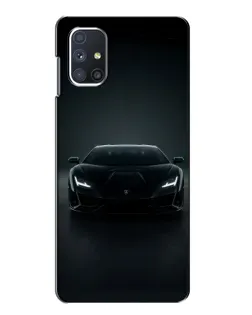 Чехол для Samsung Galaxy M51 с картинкой «Черный Lamborghini Aventador» Чехол для Samsung Galaxy M51 с картинкой «Черный Lamborghini Aventador»