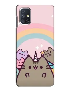 Чехол для Samsung Galaxy M51 с картинкой «Единорог Pusheen»