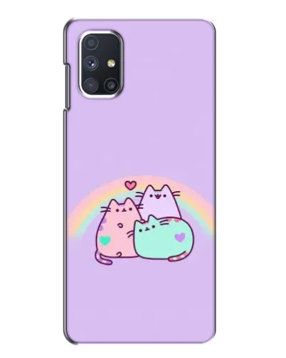 Чехол для Samsung Galaxy M51 с картинкой «Радужные Пушины»