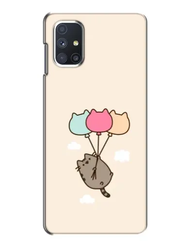 Чехол для Samsung Galaxy M51 с картинкой «Пушин на шариках»