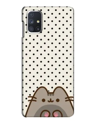 Чехол для Samsung Galaxy M51 с картинкой «Пушин в горошек»