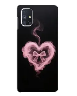 Чехол для Samsung Galaxy M51 с картинкой «Дымчатое сердце»