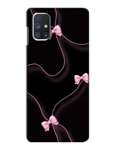 Чехол для Samsung Galaxy M51 с картинкой «Розовые ленты»