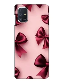 Чехол для Samsung Galaxy M51 с картинкой «Бордовый атлас»