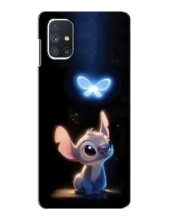 Чехол для Samsung Galaxy M51 с картинкой «Сияющий Стич»