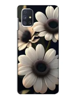 Чохол для Samsung Galaxy M51 з картинкою «Білі маргаритки макро»