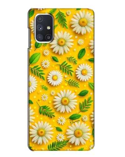 Чехол для Samsung Galaxy M51 с картинкой «Ромашковое солнце»