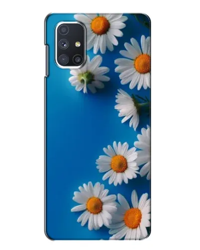 Чехол для Samsung Galaxy M51 с картинкой «Белоснежные маргаритки»