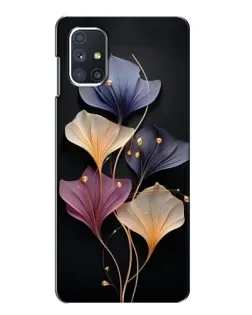 Чохол для Samsung Galaxy M51 з картинкою «Лілові квіти грації»