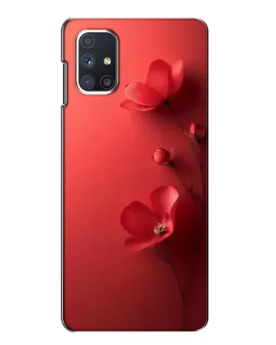 Чехол для Samsung Galaxy M51 с картинкой «Маковые соцветия»