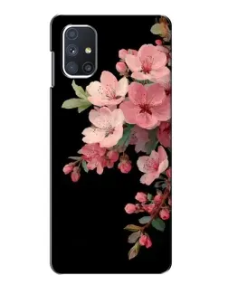 Чохол для Samsung Galaxy M51 з картинкою «Рожева гілка сакури»