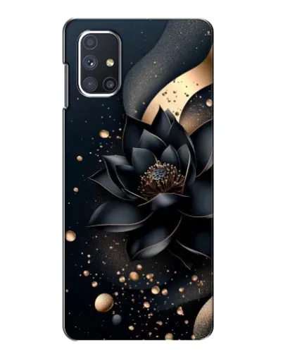 Чехол для Samsung Galaxy M51 с картинкой «Черный лотос»