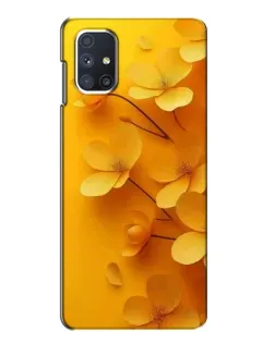 Чохол для Samsung Galaxy M51 з картинкою «Золоті пелюстки»