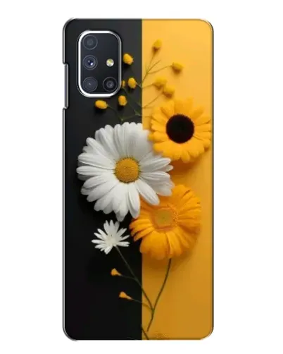 Чехол для Samsung Galaxy M51 с картинкой «Подсолнух и ромашка»