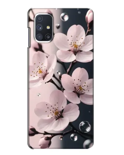 Чехол для Samsung Galaxy M51 с картинкой «Нежная сакура и капли» Чехол для Samsung Galaxy M51 с картинкой «Нежная сакура и капли»