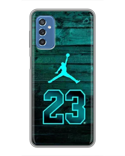 Чехол для Samsung Galaxy M52 5G (M526) с картинкой «Jordan Cyan 23»