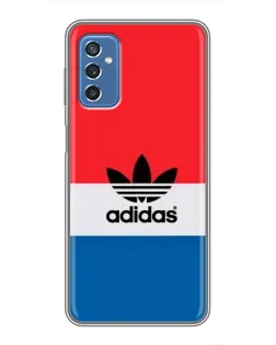 Чехол для Samsung Galaxy M52 5G (M526) с картинкой «Ретро блоки Adidas»