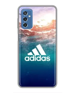Чехол для Samsung Galaxy M52 5G (M526) с картинкой «Океанская глубина адидас»
