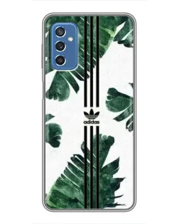Чехол для Samsung Galaxy M52 5G (M526) с картинкой «Пальмовые листья адидас»