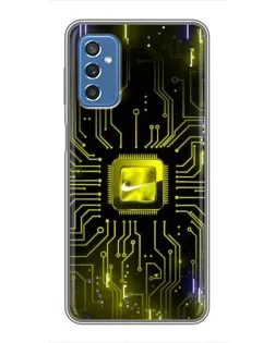 Чехол для Samsung Galaxy M52 5G (M526) с картинкой «Nike — золотая искра» Чехол для Samsung Galaxy M52 5G (M526) с картинкой «Nike — золотая искра»