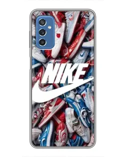 Чехол для Samsung Galaxy M52 5G (M526) с картинкой «Коллаж кроссовок Найк» Чехол для Samsung Galaxy M52 5G (M526) с картинкой «Коллаж кроссовок Найк»