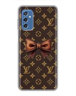Чехол для Samsung Galaxy M52 5G (M526) с картинкой «LV с бантом»