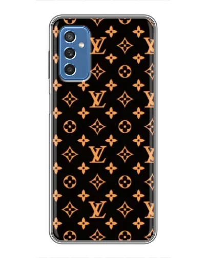 Чехол для Samsung Galaxy M52 5G (M526) с картинкой «Золотая монограмма LV»