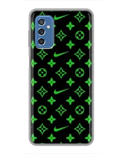 Чехол для Samsung Galaxy M52 5G (M526) с картинкой «Неоновый принт LV»