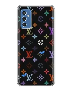 Чехол для Samsung Galaxy M52 5G (M526) с картинкой «Цветная монограмма LV»
