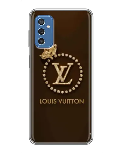 Чехол для Samsung Galaxy M52 5G (M526) с картинкой «LV — золотая печать»